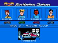 Micro Machines sur Nintendo Nes